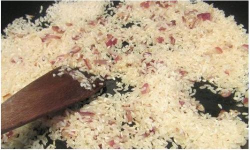 Сколько времени нужно на приготовление риса с овощами и креветками. Ризотто с креветками