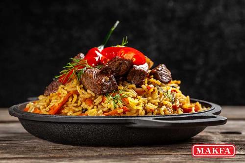 Завораживающий вкус: рисовая запеканка с креветками, овощами и соевым соусом 14