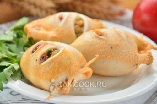 Искусство приготовления фаршированных кальмаров овощами и сыром 05 Искусство приготовления фаршированных кальмаров овощами и сыром 05