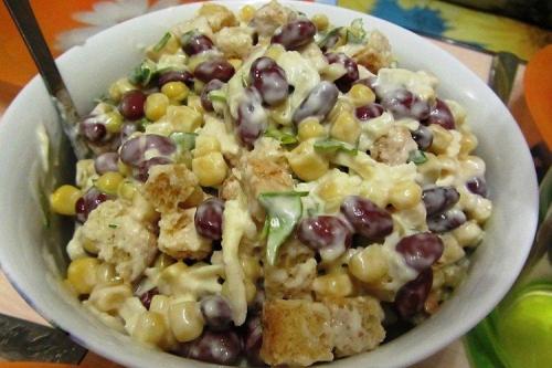 Салат из красной фасоли. 20 вкусных салатов с красной фасолью для всей семьи