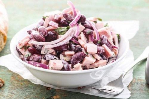 Салат из красной фасоли. 20 вкусных салатов с красной фасолью для всей семьи