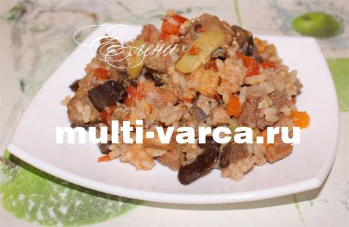 Говядина с баклажанами и болгарским перцем в мультиварке. Мясо с баклажанами и помидорами в мультиварке 08 Говядина с баклажанами и болгарским перцем в мультиварке. Мясо с баклажанами и помидорами в мультиварке 08