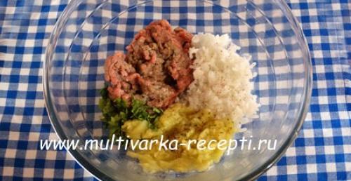 Кабачки рис фарш в мультиварке. Кабачки, фаршированные мясом и рисом в мультиварке