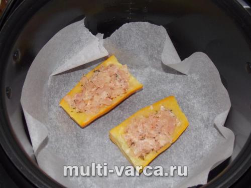 Фаршированные кабачки в мультиварке редмонд. Фаршированные кабачки в мультиварке 22