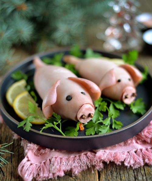 Вкусные и полезные: рецепт поросят из кальмаров фаршированных 24