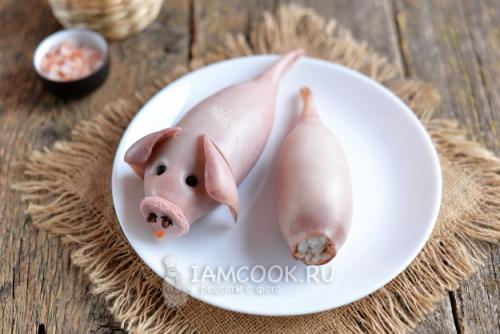 Вкусные и полезные: рецепт поросят из кальмаров фаршированных 23