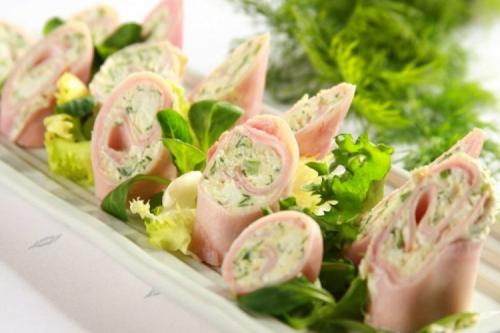 Как правильно нарезать ветчину для салата. 20 рецептов рулетиков из ветчины, от которых гости будут в восторге