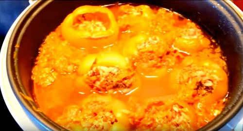 Фаршированный перец в мультиварке.. Болгарский перец, фаршированный в мультиварке — простые и вкусные рецепт