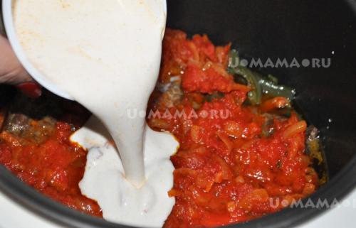 Говядина с помидорами и болгарским перцем в мультиварке. Говядина с перцем и помидорами, тушеная в мультиварке