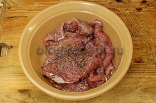 Рецепт мяса по-французски в духовке из говядины. Мясо по-французски из мякоти говядины в духовке