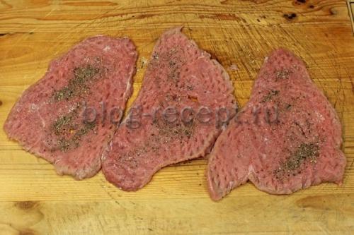 Рецепт мяса по-французски в духовке из говядины. Мясо по-французски из мякоти говядины в духовке