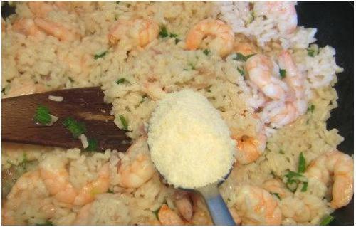 Сколько времени требуется для приготовления риса с овощами и креветками. Ризотто с креветками