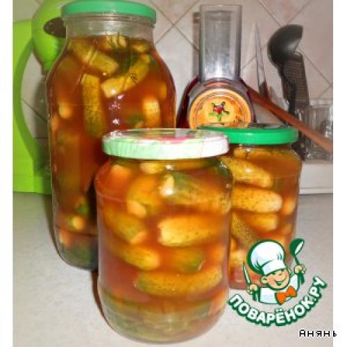 Какие соусы можно использовать для подачи хрустящих корнишонов на зиму. Корнишоны в кетчупе Чили