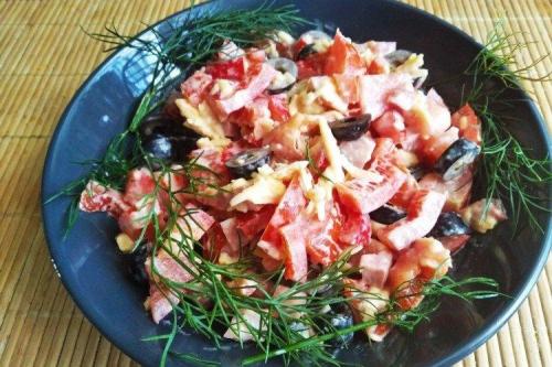 20 быстрых и вкусных салатов с болгарским перцем