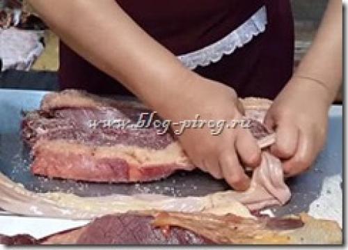 Казылык сыровяленый рецепт. Как вялить казы из конины