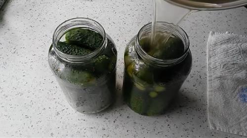 Огурцы маринованные на зиму рецепт на 1 литровую банку.. Самый вкусный рецепт консервированных огурцов на зиму на 1 литр