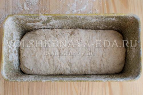 Пшеничный формовой хлеб на закваске. Хлеб пшеничный формовой на остатках закваски