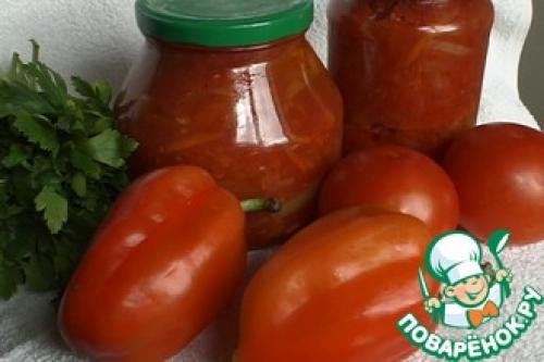 Классический рецепт лечо из болгарского перца с чесноком. Лечо из перца