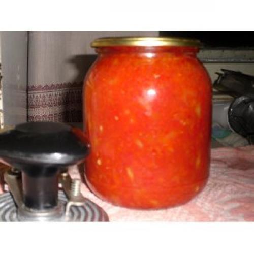 Классический рецепт лечо из болгарского перца с чесноком. Лечо из перца