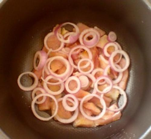 Мясо по-французски в мультиварке. Свинина по-французски в мультиварке