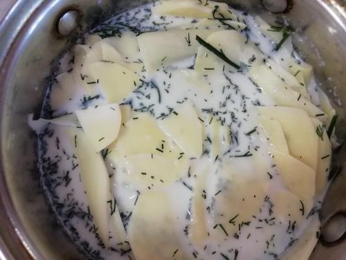 Картофель по-французски с молоком. Французский картофель в молоке. Давно одно из любимых блюд в нашей семье и главное всё просто