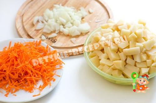 Тушеная картошка с фаршем в мультиварке. Картошка с фаршем в мультиварке