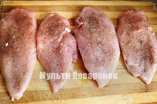 Курица по-французски в мультиварке