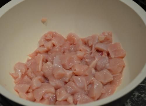 Куриные оладьи с болгарским перцем