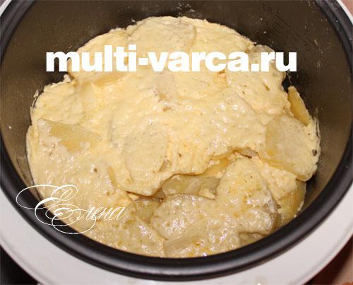 Мясо по-французски из курицы в мультиварке. Курица с картошкой и сыром в мультиварке 09