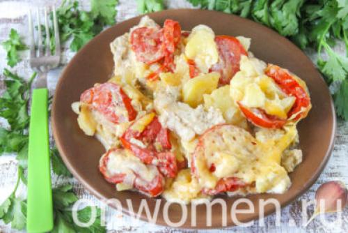 Рецепт картошки по-французски в мультиварке. Мясо по-французски с картошкой в мультиварке: пошаговый рецепт с фото