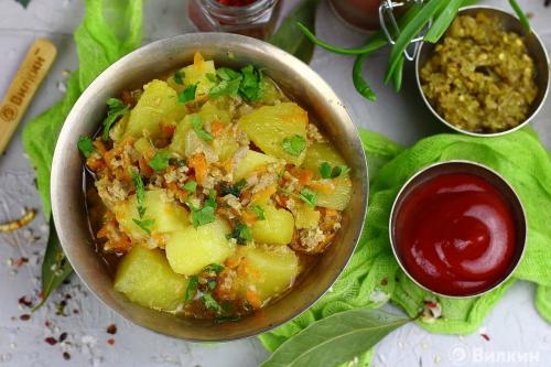 Картофель по-французски в мультиварке. Сытный обед на скорую руку