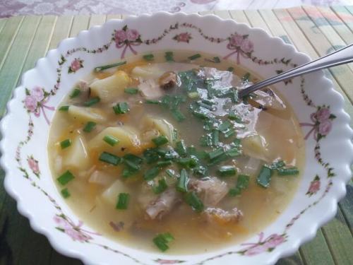 Суп из скумбрии консервы. Суп из рыбной консервы «Скумбрия с маслом»