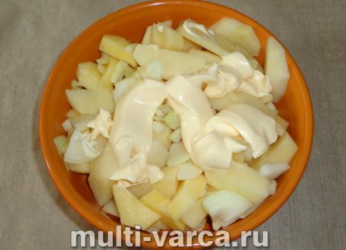 Запечённая картошка в мультиварке. Запеченная картошка в мультиварке 26