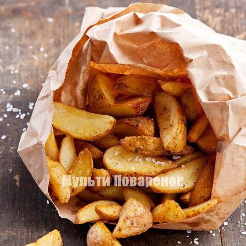 Картошка в мультиварке по-деревенски. Картофель по-деревенски в мультиварке: очень простой рецепт