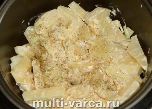 Запечённая картошка в мультиварке. Запеченная картошка в мультиварке 27