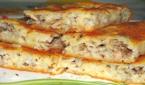 Пирог со скумбрией без дрожжей. Пирог из скумбрии — рецепты