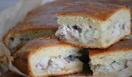 Пирог со скумбрией без дрожжей. Пирог из скумбрии — рецепты