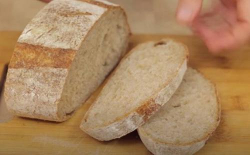 Простой рецепт домашнего серого хлеба на закваске в форме 03 Простой рецепт домашнего серого хлеба на закваске в форме 03