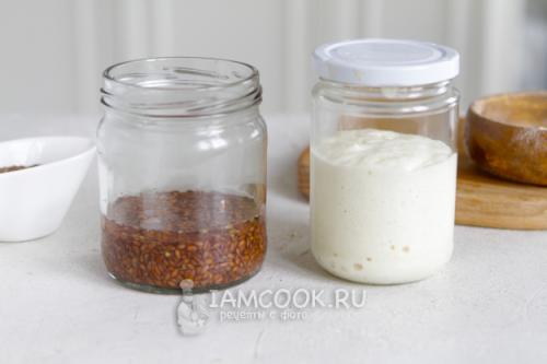 Серый льняной хлеб на пшеничной закваске: полезный и вкусный рецепт 01