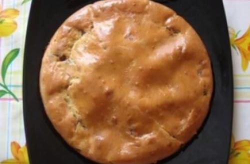 Заливной пирог с рыбой и рисом на майонезе. Заливной пирог с рыбными консервами на кефире в духовке