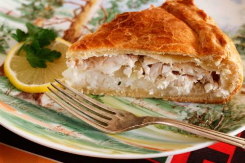 Быстрый пирог с рыбой и рисом. Лучшие пироги с рыбой и рисом