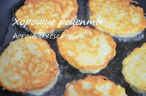 Драники замороженные, как готовить. Ингредиенты: