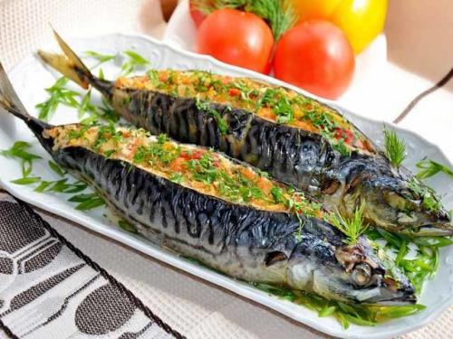 Скумбрия с рисом по-португальски. Скумбрия, фаршированная рисом- вкусное и оригинальное блюдо