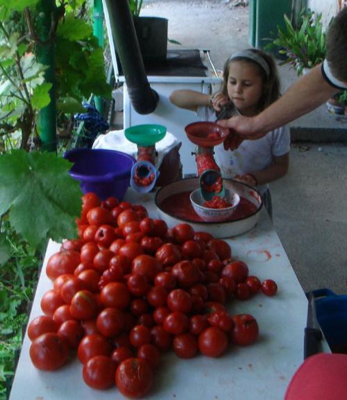 Пинджур айвар. Пинджур, лютеница и томатный сок от бабы Бисы.