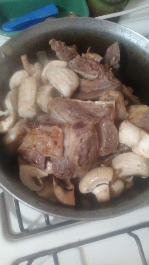 Какие виды грибов подходят лучше всего к говяжьим ребрышкам. Жаркое из говяжьих рёбер с грибами