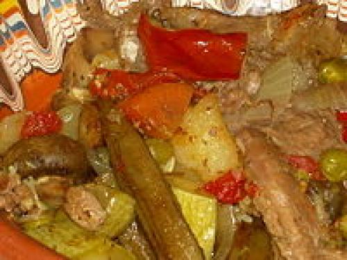 Гивеч по-молдавски на зиму. Гювеч из овощей с баклажанами 08