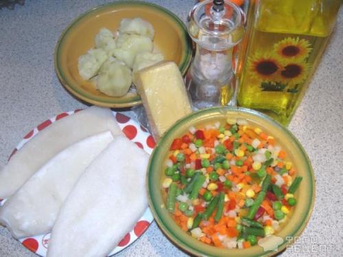 Можно ли добавить сыр к запеченным кальмарам в горшочке. Рецепт: Кальмары фаршированные - с картофелем и овощами в нежном соусе