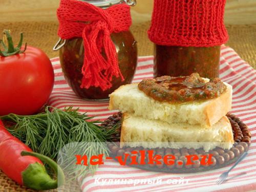 Соус из помидор без варки. Ингредиенты: