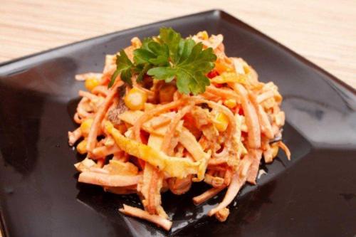 Салат осенний с ветчиной и сыром. 20 отличных салатов с ветчиной на любой вкус и бюджет