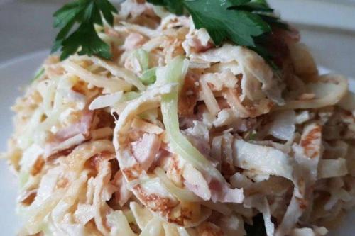 Салат осенний с ветчиной и сыром. 20 отличных салатов с ветчиной на любой вкус и бюджет